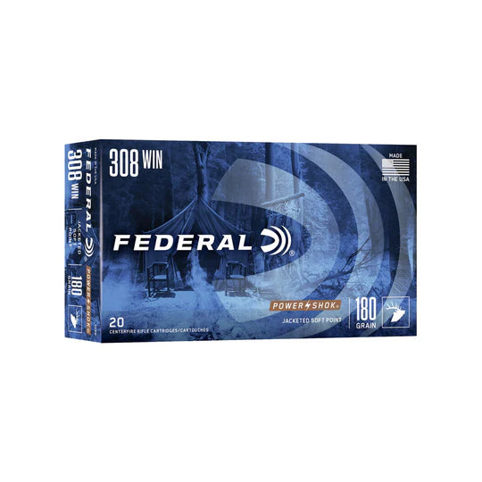 Federal .308 Power Shok 180gr JSP